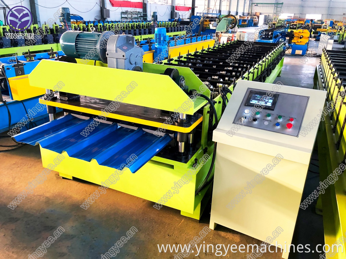 High speed and quick delivery roof sheet machine